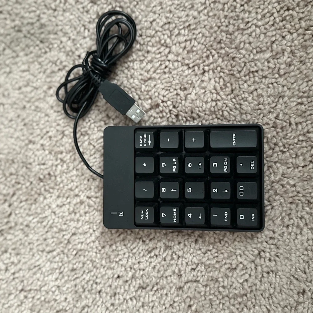 Black USB Numeric Keypad